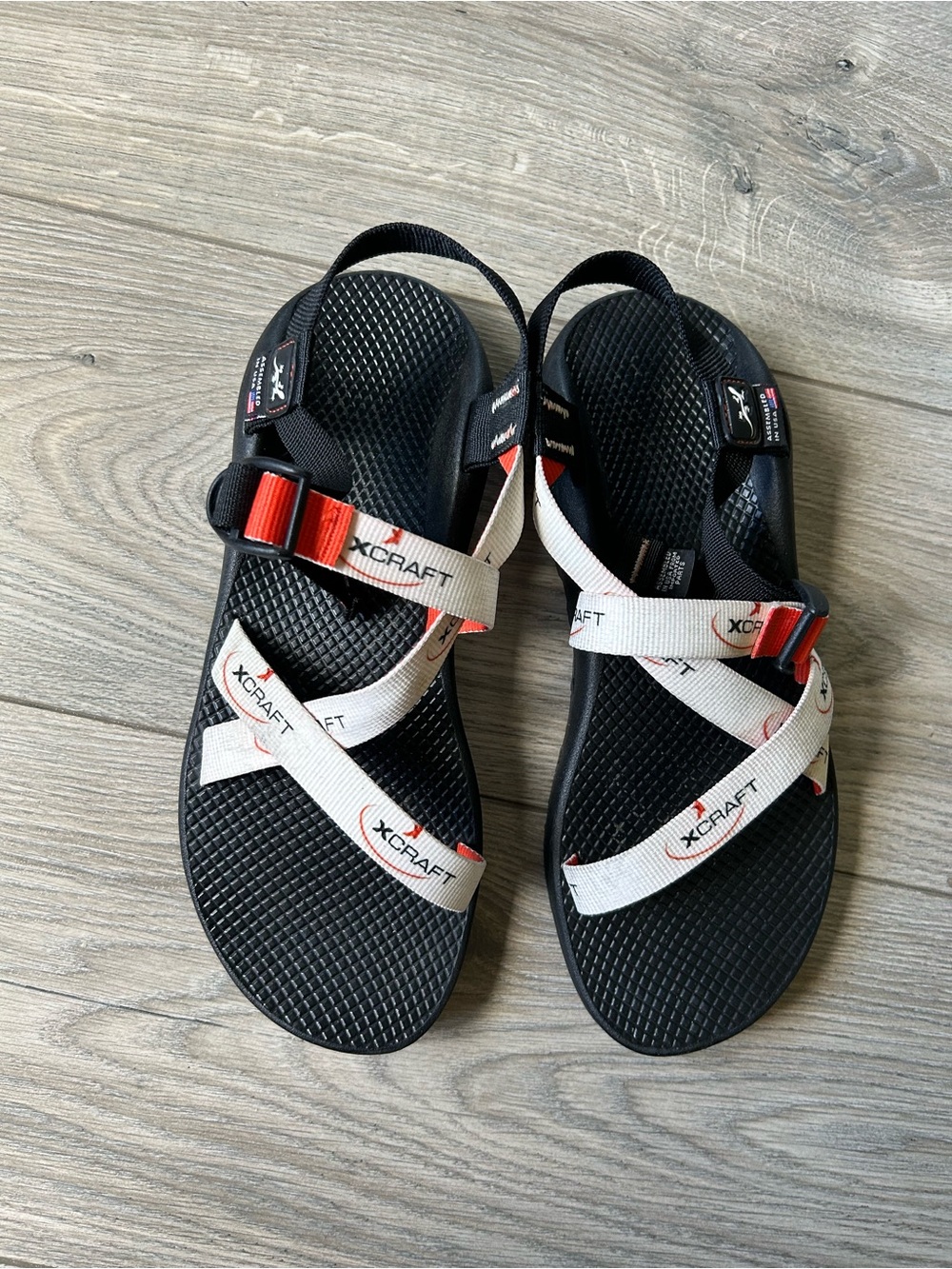 Chaco X-Craft Black Sandals Size 11